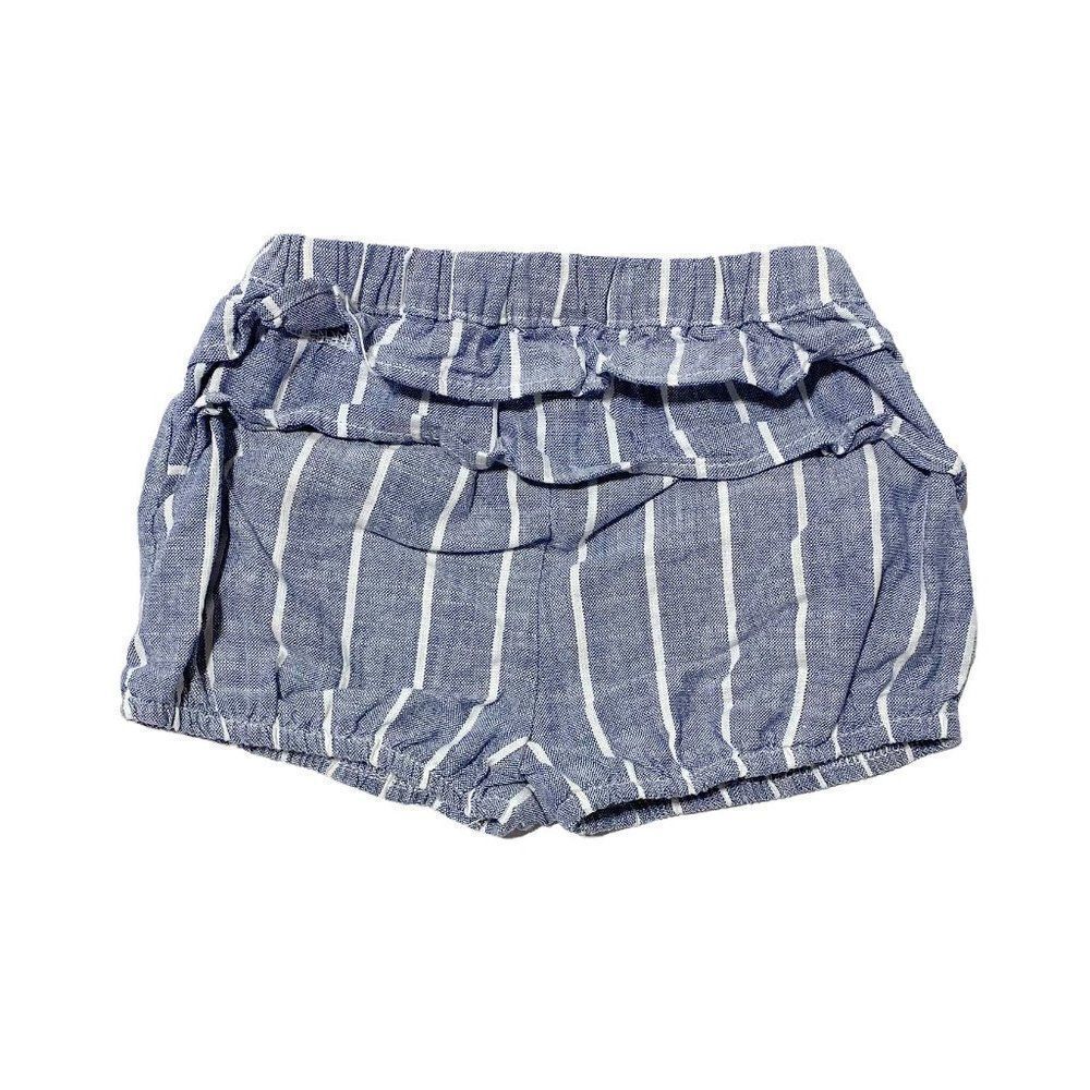 Oshkosh Baby Ruffle Bottom Striped Cotton Shorts Bloomers